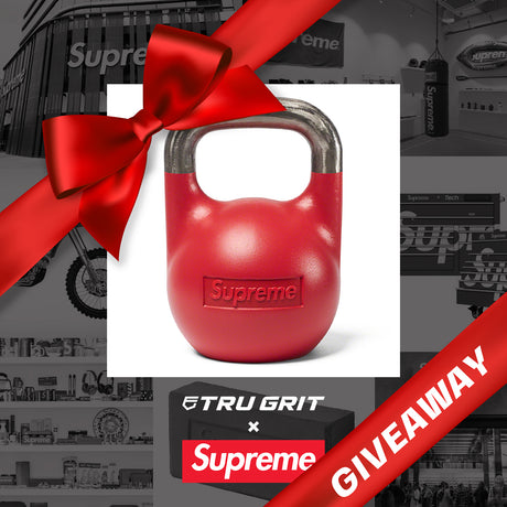 Win a Tru Grit x Supreme Kettlebell!