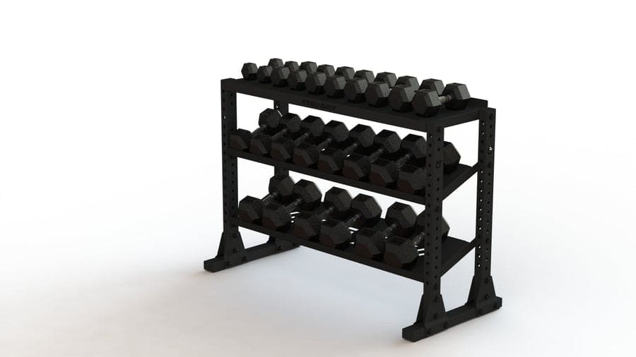 Elite Dumbbells + Modular Storage Rack