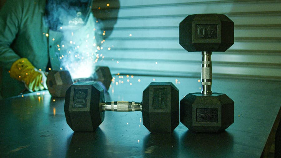 Elite Dumbbells + Modular Storage Rack