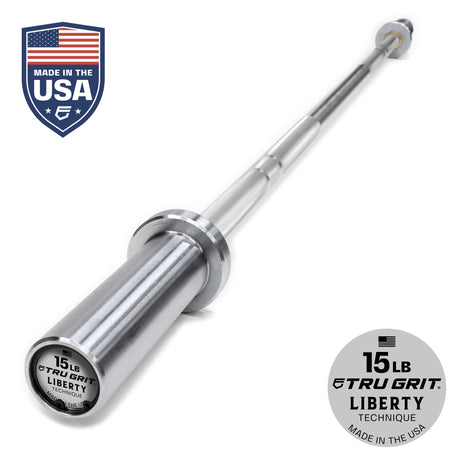 Liberty 15LB Technique Training Barbell USA Made - Tru Grit Fitness