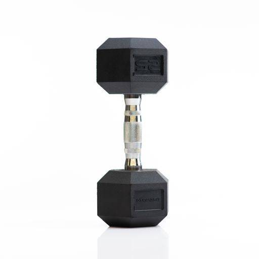 Hex Rubber Coated Dumbbells - Tru Grit Fitness