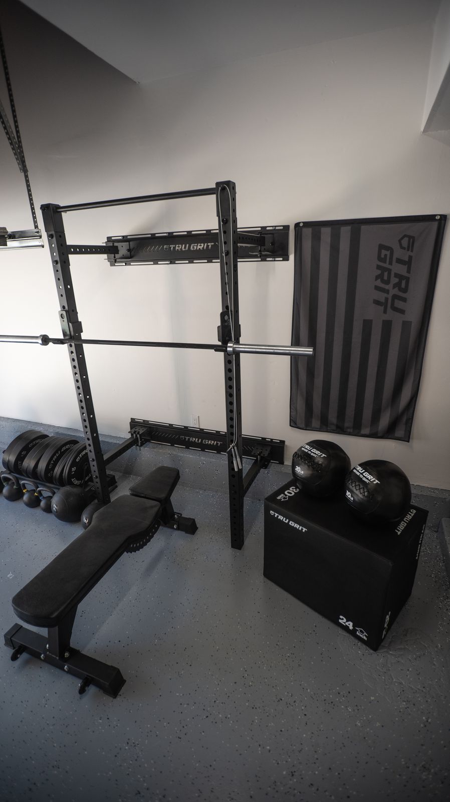 Home gym storage online bench