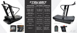 Grit Runner Curved Manual Treadmill
