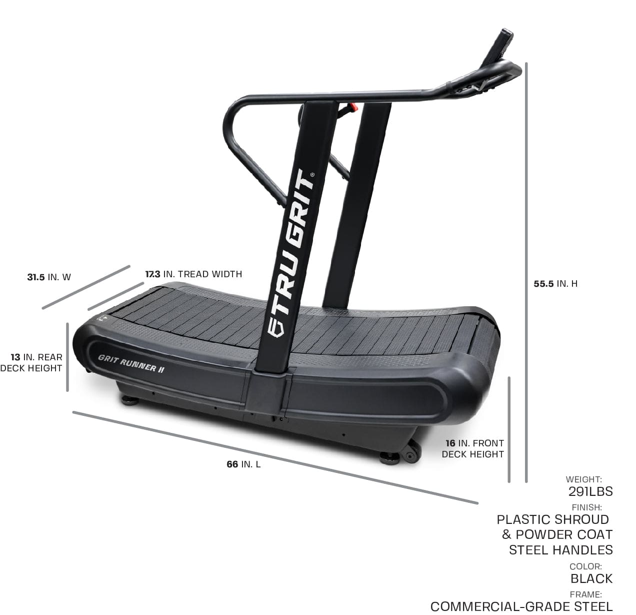 Runner Elite dimensions diagram