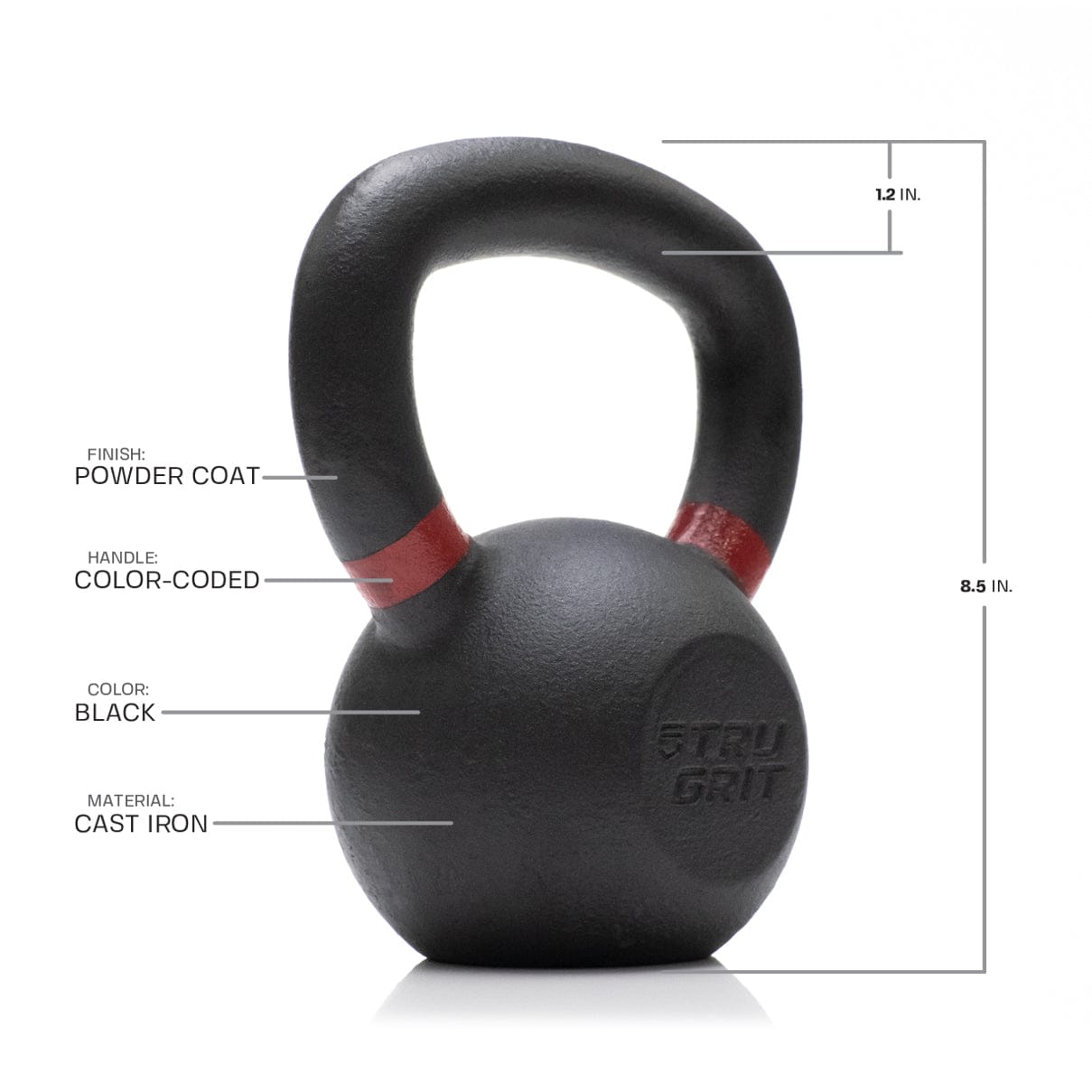 Cast Iron Kettlebells | Tru Grit Fitness