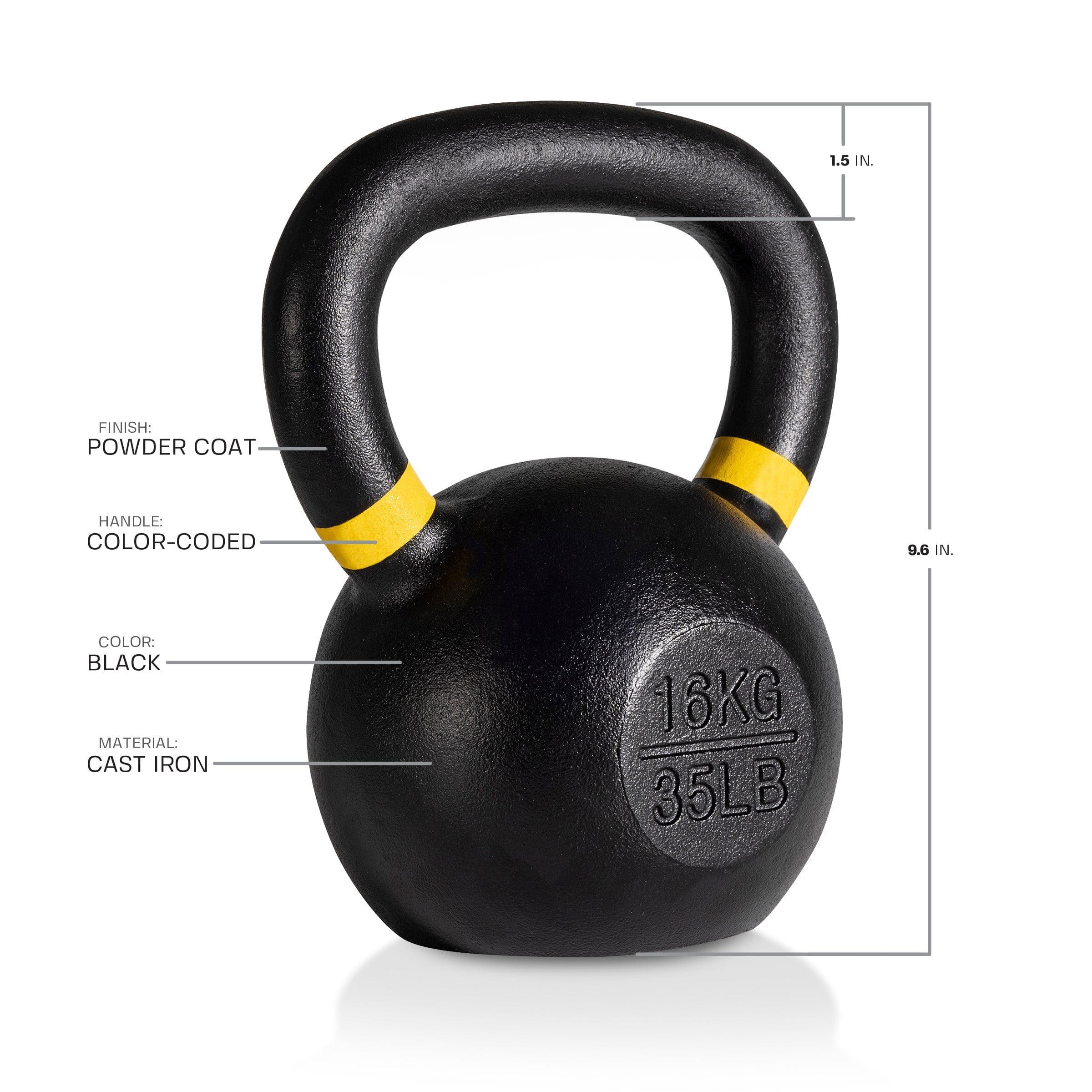 Gold's gym 2024 cast iron kettlebell