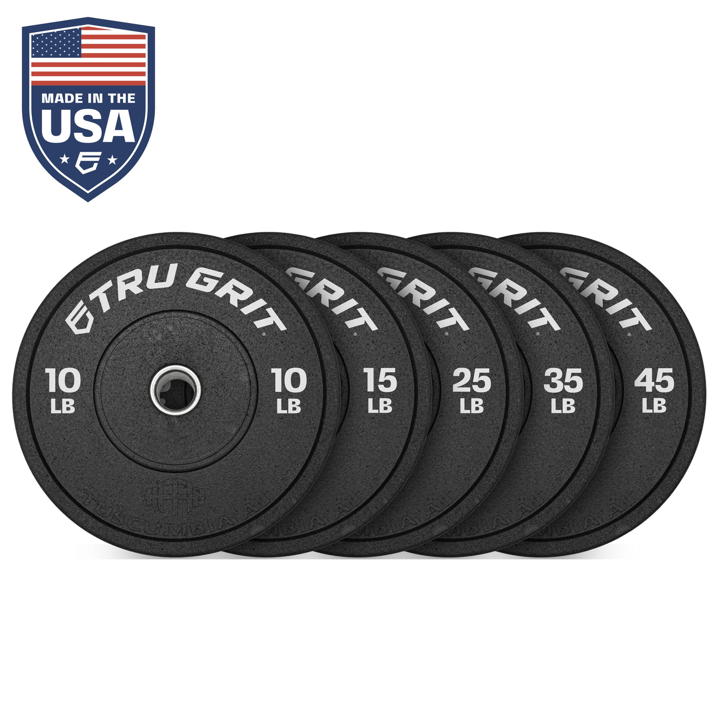 Hi-Temp Bumper Plates (Pairs) USA Made - Tru Grit Fitness