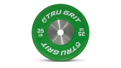 Competition Bumper Plate and Barbell Bundle - Tru Grit Fitness
