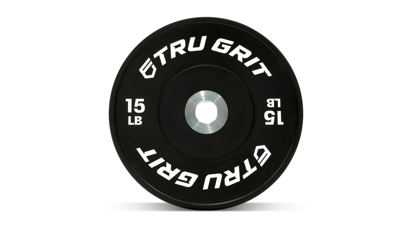 Competition Bumper Plate and Barbell Bundle - Tru Grit Fitness