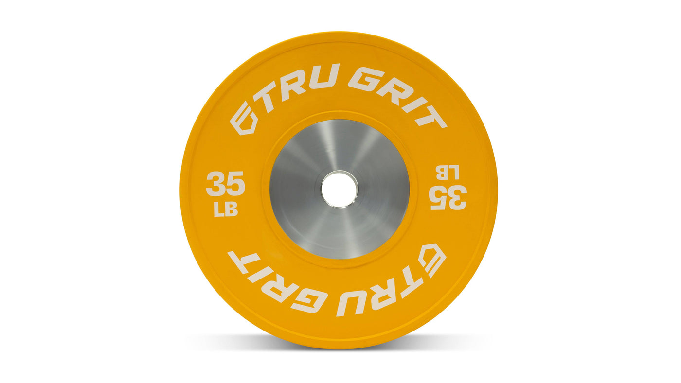 Competition Bumper Plate and Barbell Bundle - Tru Grit Fitness