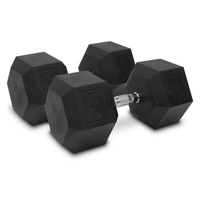 Hex Elite Welded TPU Dumbbells Weights - Tru Grit Fitness
