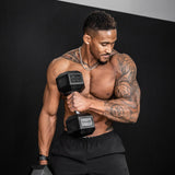 Hex Rubber Coated Dumbbells - Tru Grit Fitness
