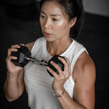 Hex Rubber Coated Dumbbells - Tru Grit Fitness