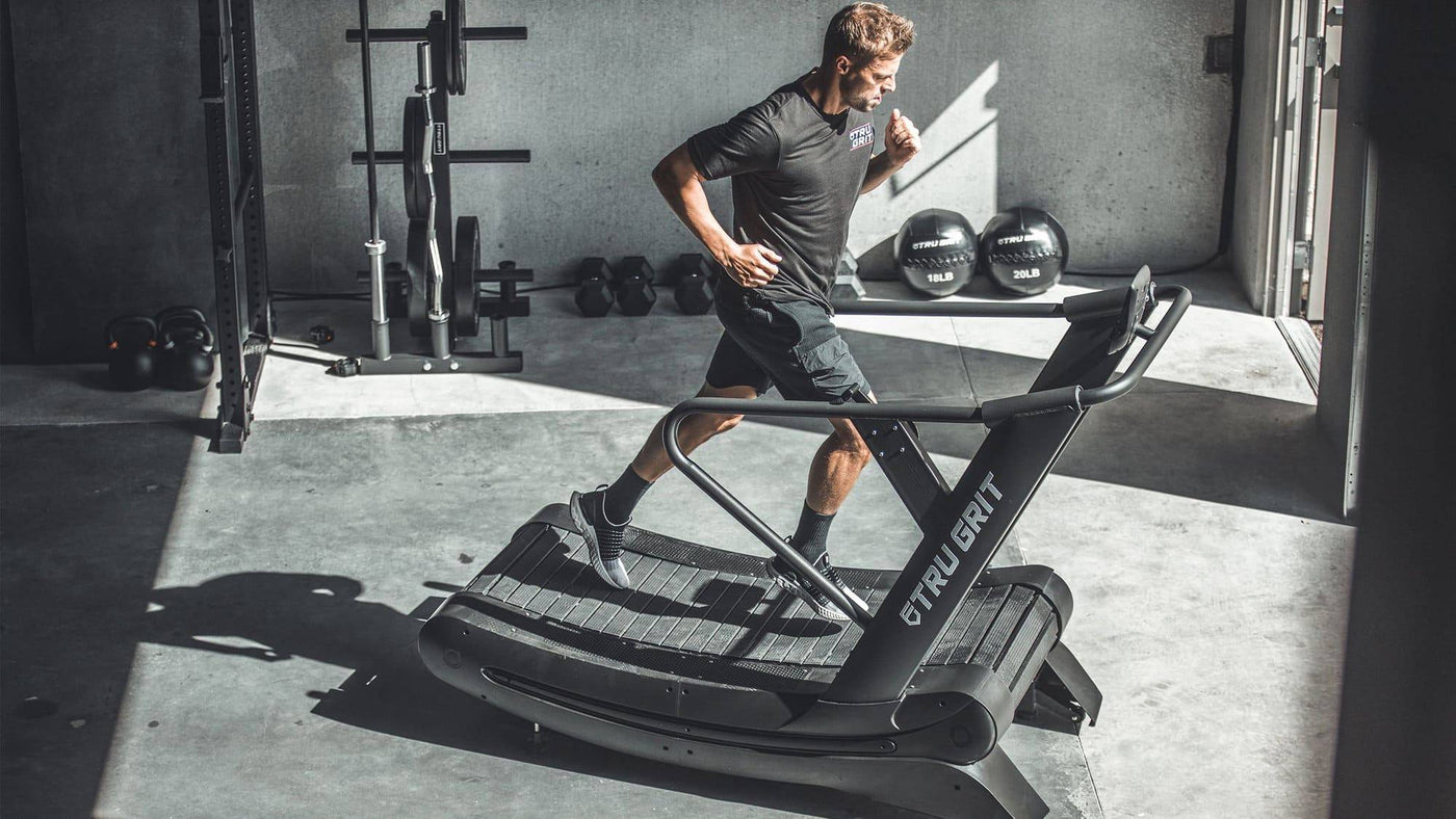 Grit Runner Curved Manual Treadmill - Tru Grit Fitness
