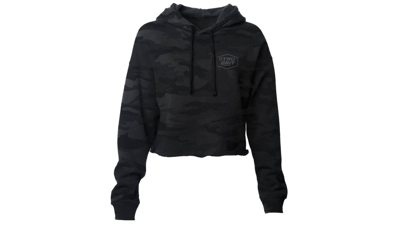 Women's Hexi Crop Hoodie - Tru Grit Fitness